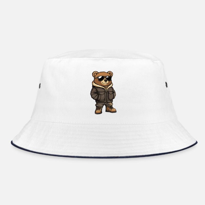 Bear Cool Winter Bucket Hat