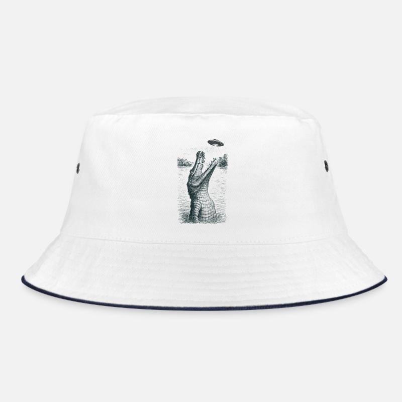 Ufo Croc Meme Bucket Hat