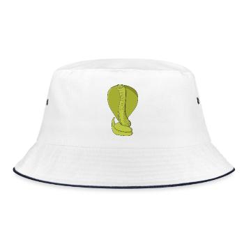 Cobra vert citron vibrant - Bob - blanc/marine - Devant