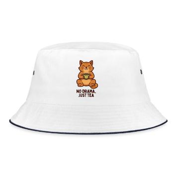 Thé pour chat : calme au lieu de drame - Bob - blanc/marine - Devant