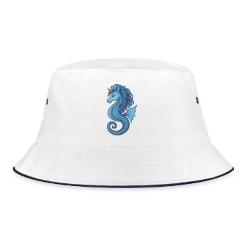 Océan Bleu Licorne Hippocampe - Bob - blanc/marine - Devant