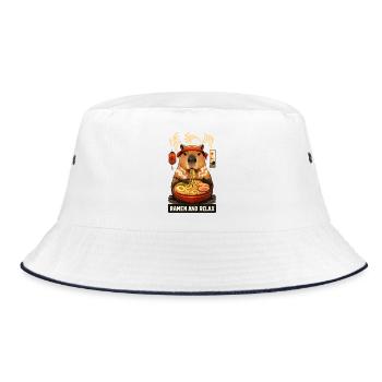 Ramen au capybara et détendez-vous - Bob - blanc/marine - Devant