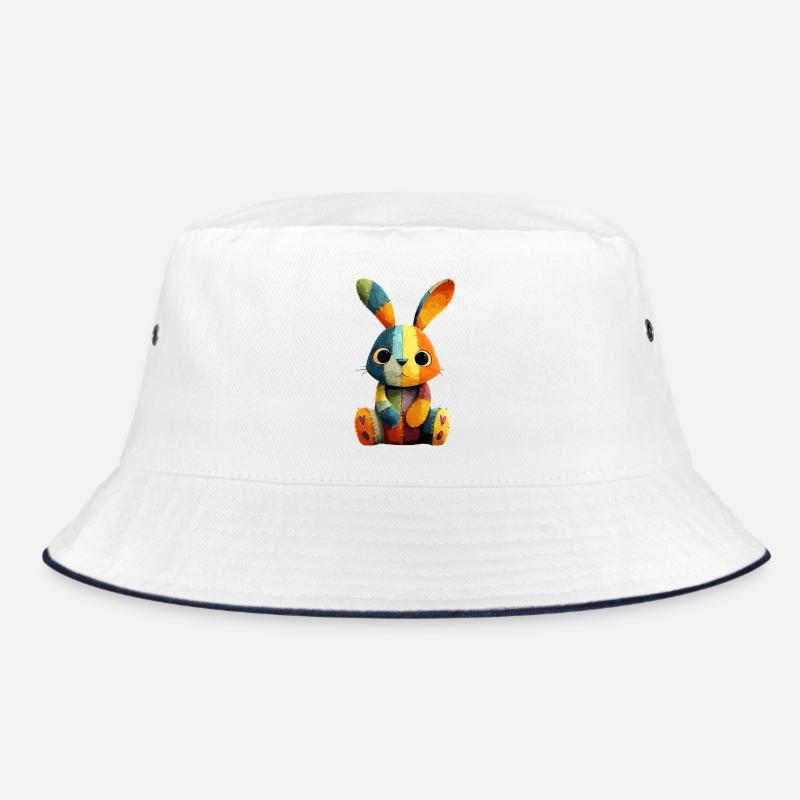 Patchwork Bunny Colour Festival Bucket Hat