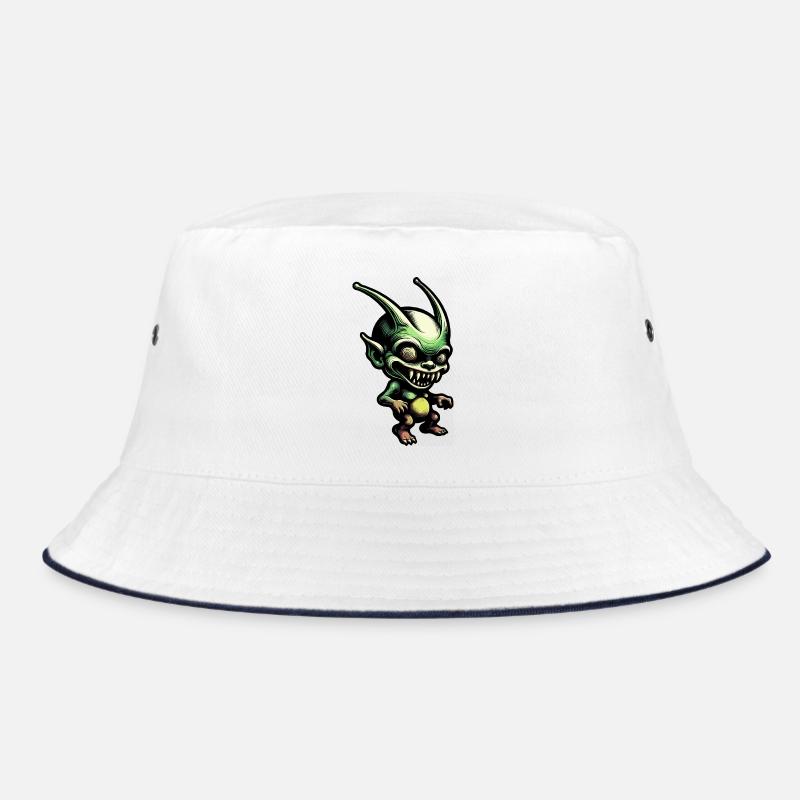 Green Goblin im Retro-Comic-Stil Bucket Hat