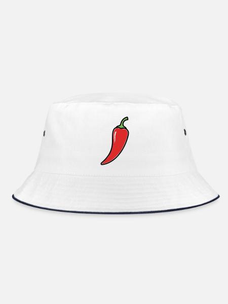 Chili Pepper Hot Comic - Bob - blanc/marine - Devant