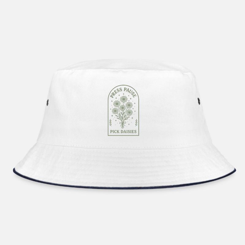 Take a break and pick flowers Bucket Hat