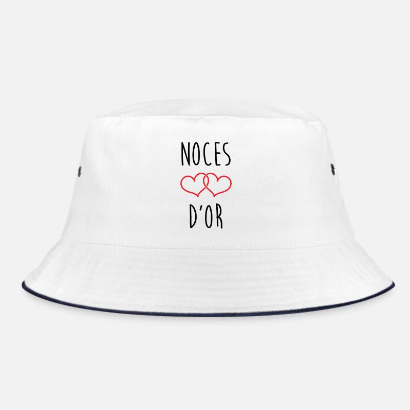 Golden Wedding 50 years Bucket Hat