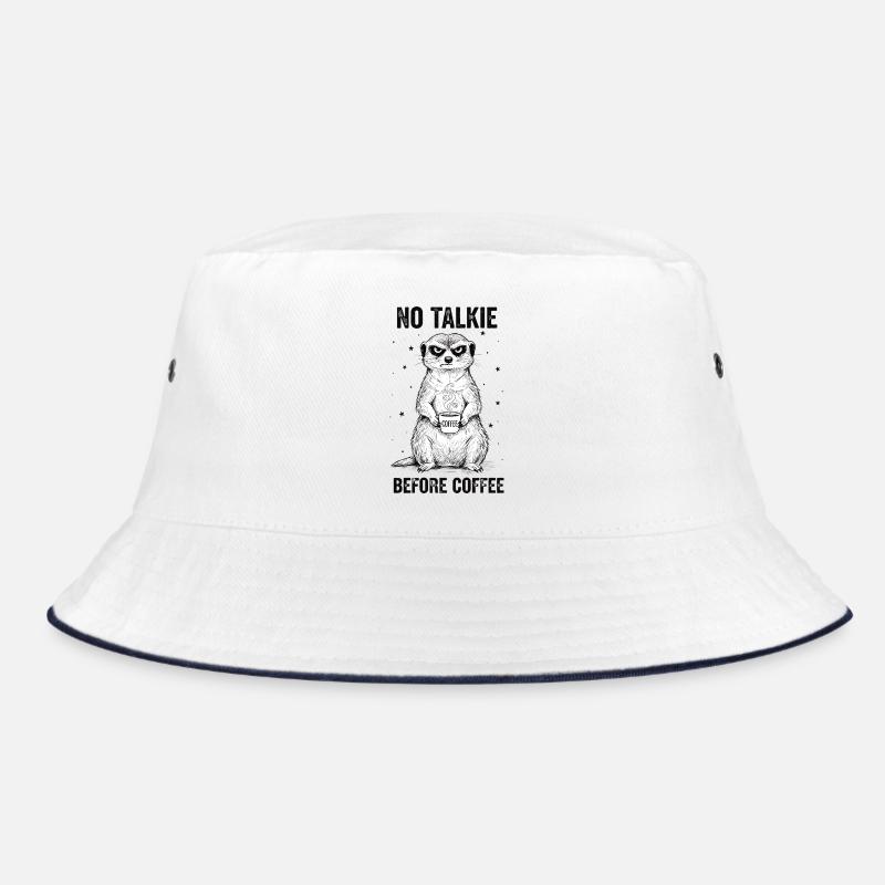 Pas de conversation devant un suricate amateur de café Bob