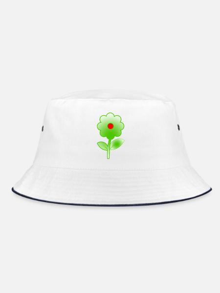 Fleur - Bob - blanc/marine - Devant