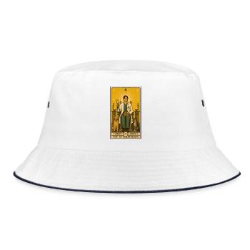 Veterinarian | Animals Profession Tarot - Bucket Hat - white/navy - Front