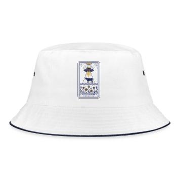 Funny Meme Get In Loser Were Doing Butt Stuff - Bucket Hat - white/navy - Front
