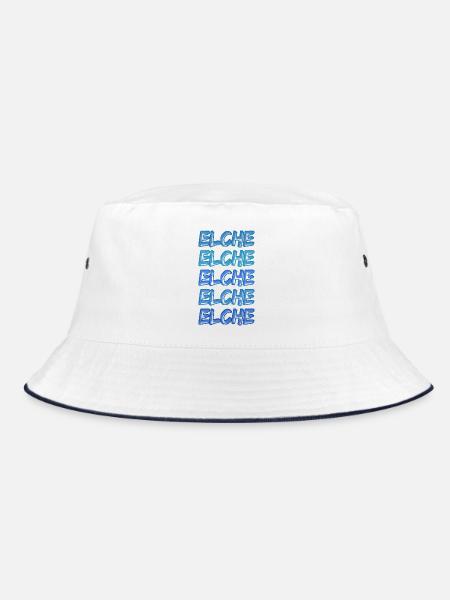 Moose as diving - Bucket Hat - white/navy - Front