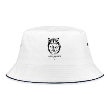 Proud Alaskan Malamute Dad Dog Dog Wilsigns - Bucket Hat - white/navy - Front