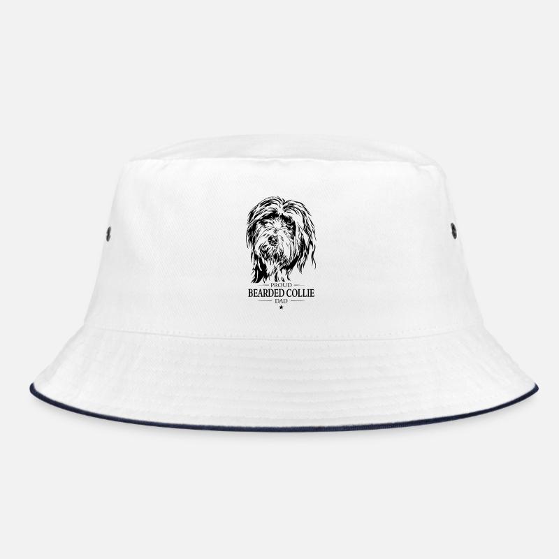 Bearded Collie Dad Hunde Hund Wilsigns Bucket Hat