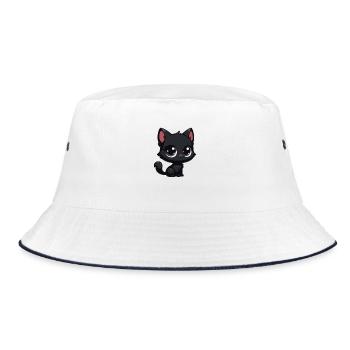 Bébé chat - Bob - blanc/marine - Devant