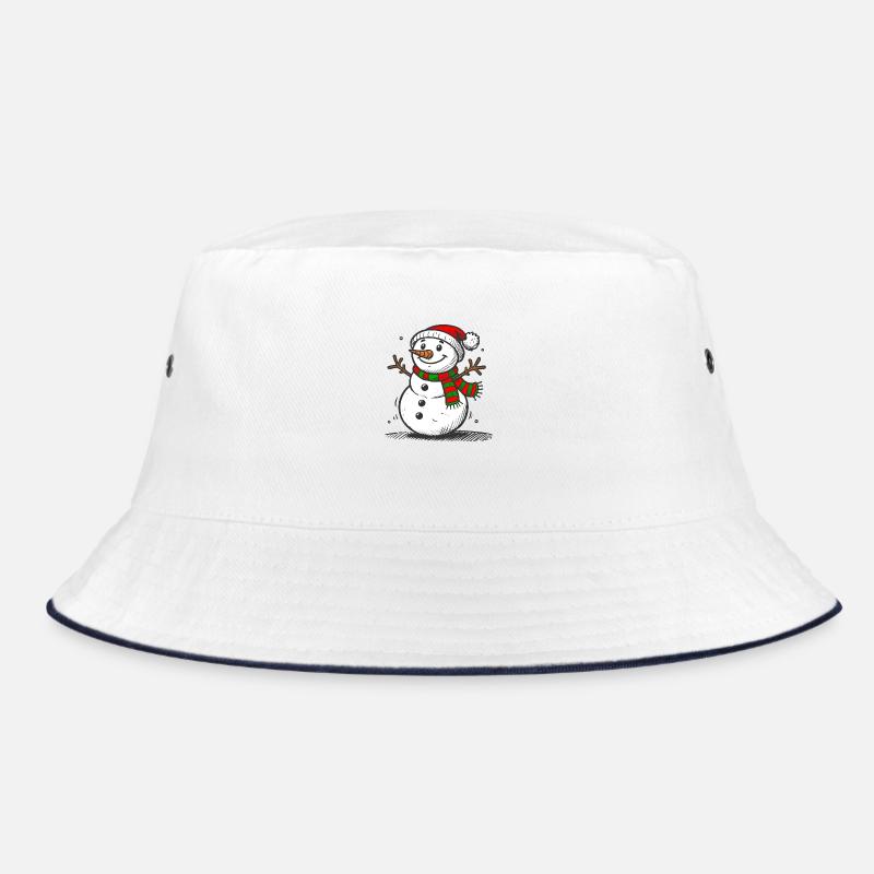 Snowman Bucket Hat