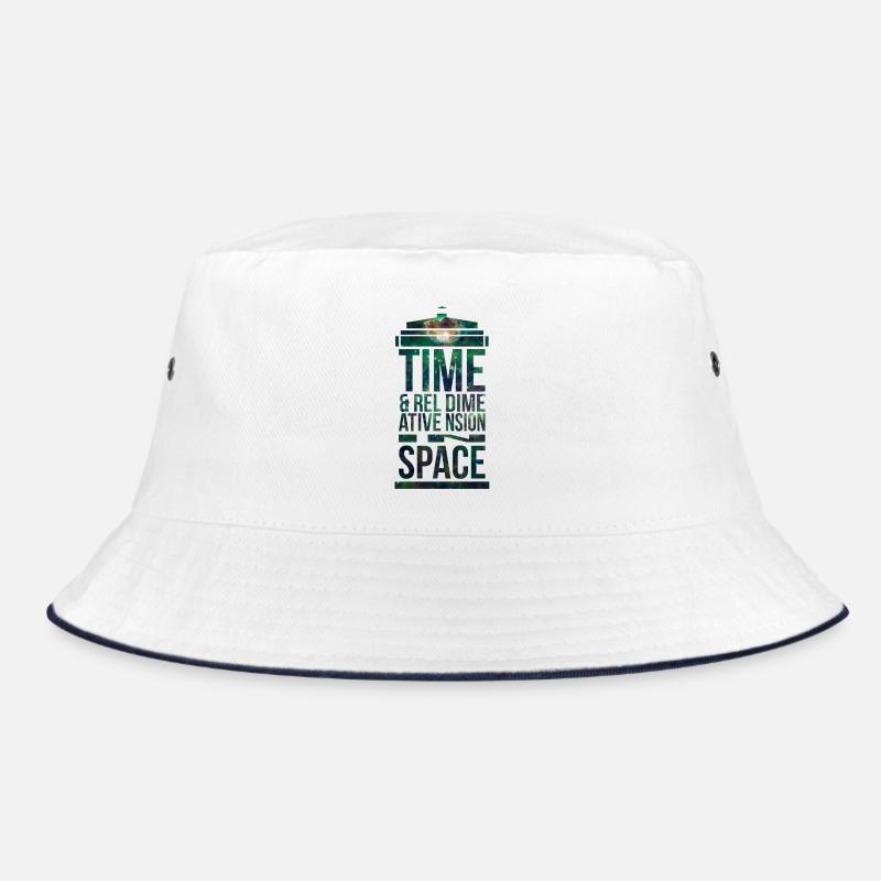 TARDIS - Bucket Hat - Weiß/Navy