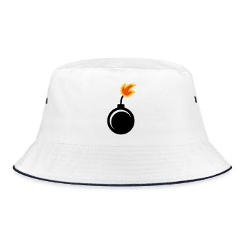 Bomb - Bucket Hat - white/navy - Front