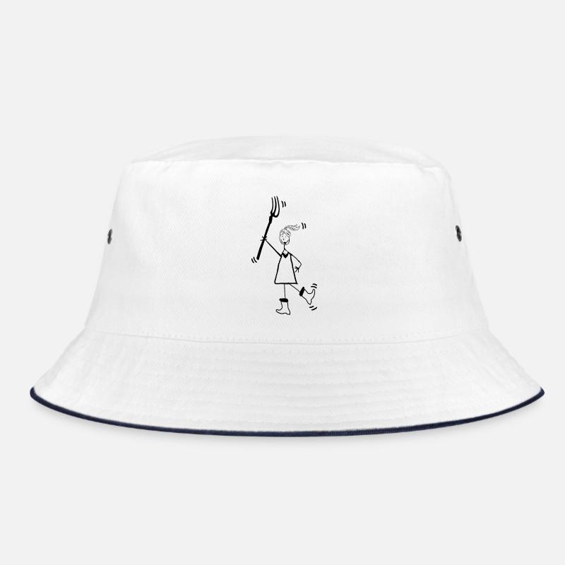 Mädchen Mistgabel Gummistiefel Bucket Hat