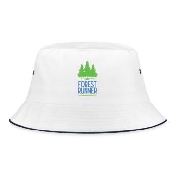 Coureur forestier - Bob - blanc/marine - Devant
