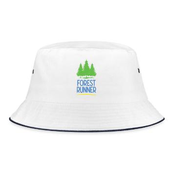 Coureur forestier - Bob - blanc/marine - Devant