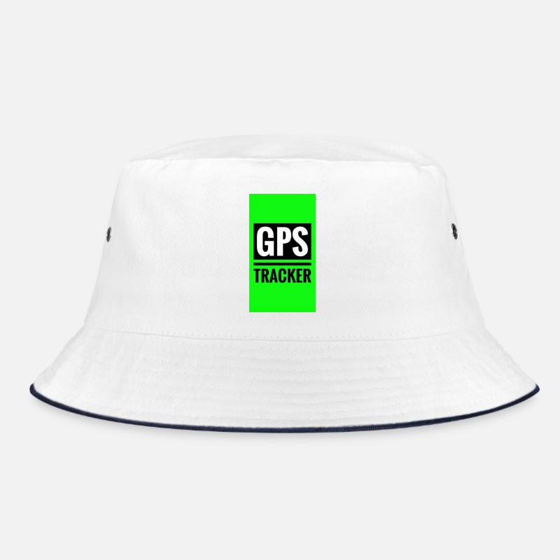 GPS tracking-like design Bucket Hat