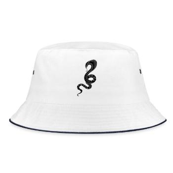 Serpent - Bob - blanc/marine - Devant