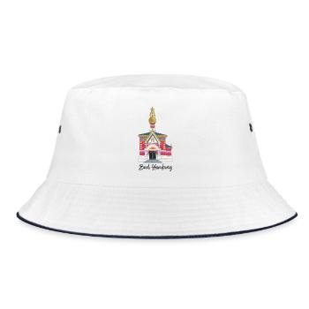 Bad Homburg, Taunus, Germany - Bucket Hat - white/navy - Front