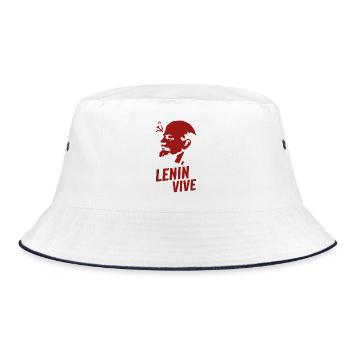 Lénine vit - Bob - blanc/marine - Devant