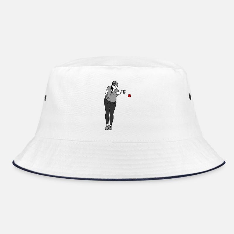 Petanque player Left-handed Bucket Hat