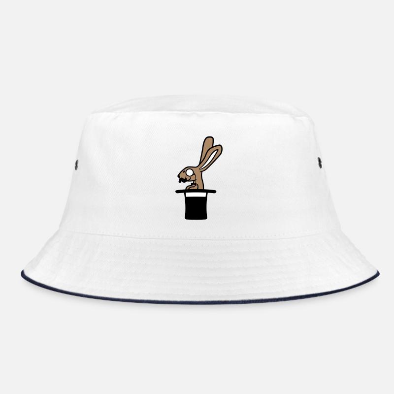 Sir Rabbit Monocle Lunettes Barbe Chapeau Haut de Forme Sorcier Bob