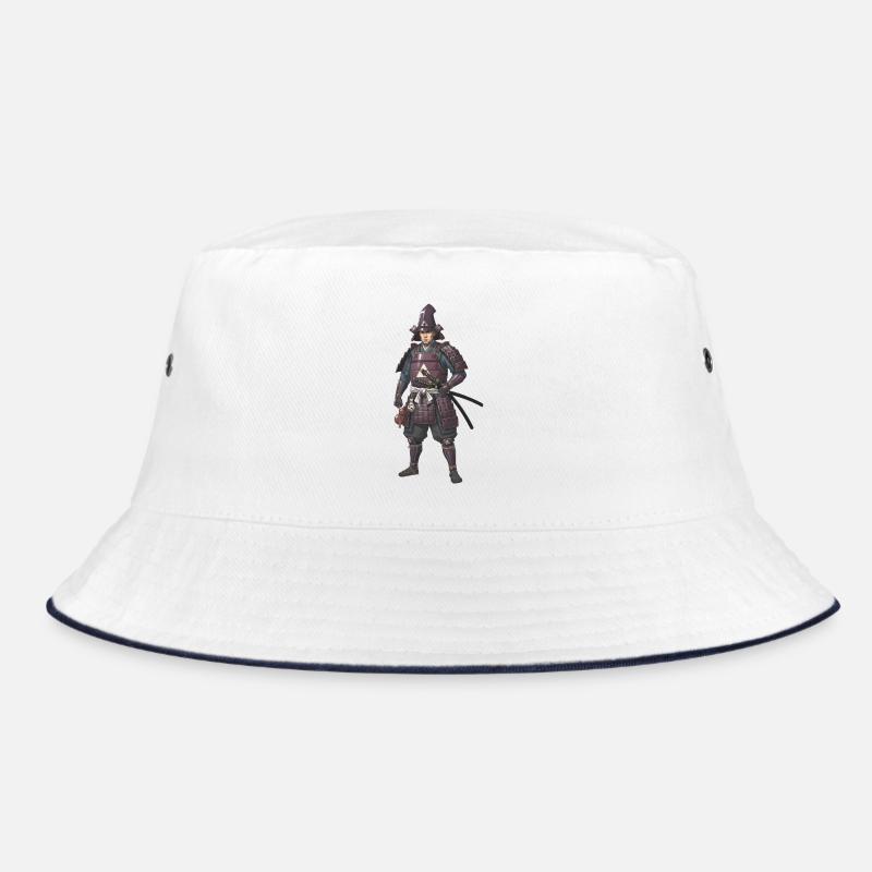 Lila gepanzerter Samurai Sengoku Bucket Hat