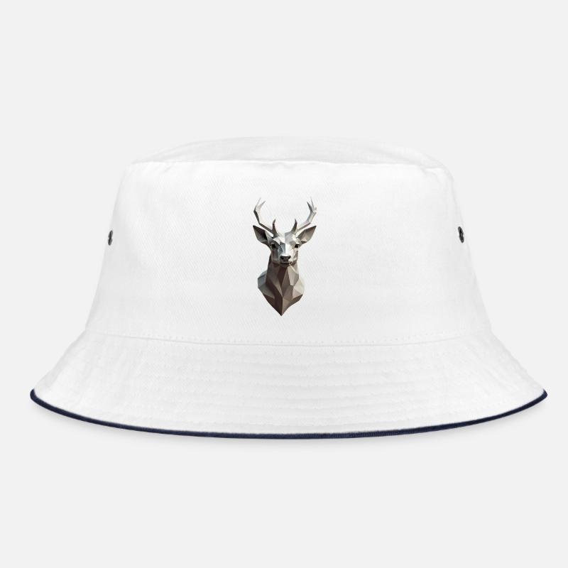 Tête de cerf géométrique Low-Poly Bob