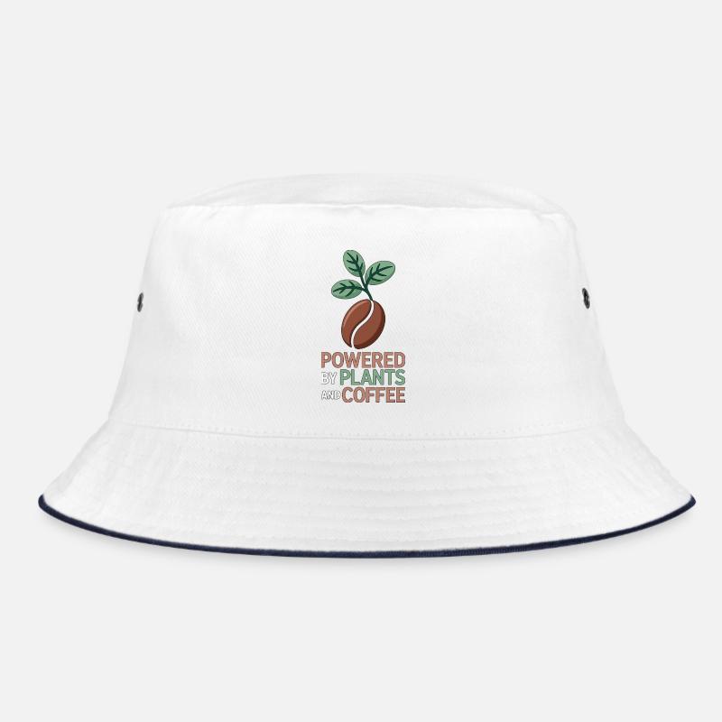 Nutritionist Powered By Plants And Coffee Dietary Bucket Hat