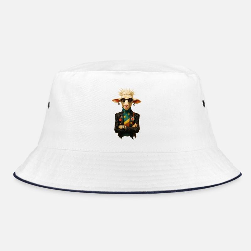 Icône du mouton dans un style rétro Bob