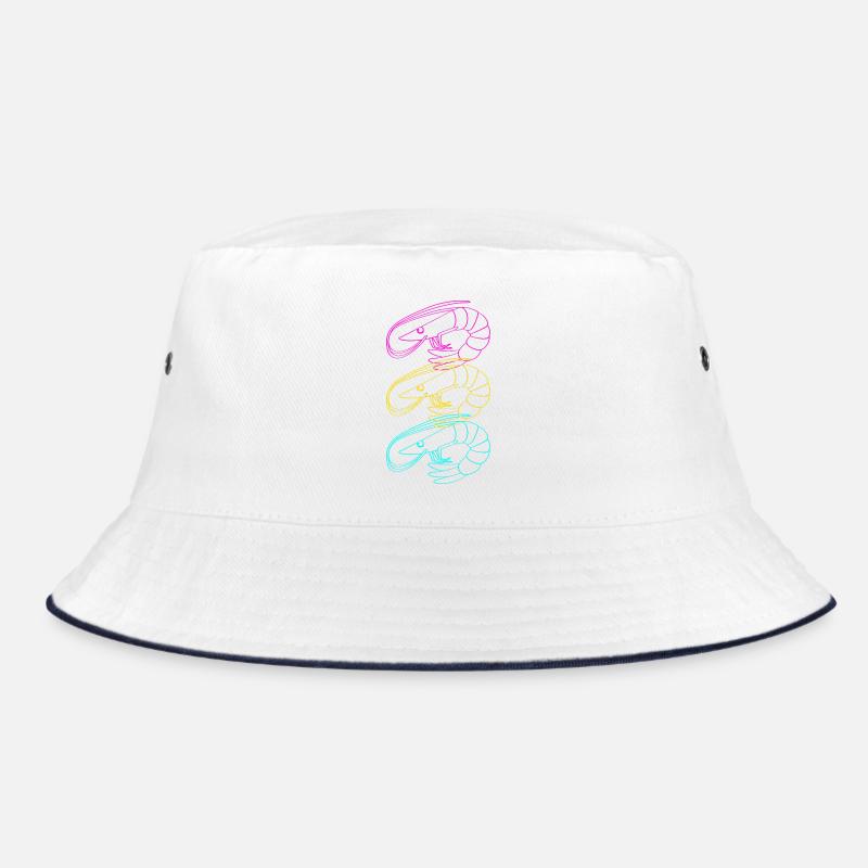 Shrimp Languste Meeresfrüchte Krabbe Bucket Hat