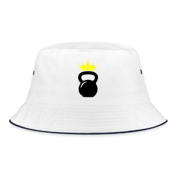 Logo de la salle de sport Kettlebell Crown - Bob - blanc/marine - Devant
