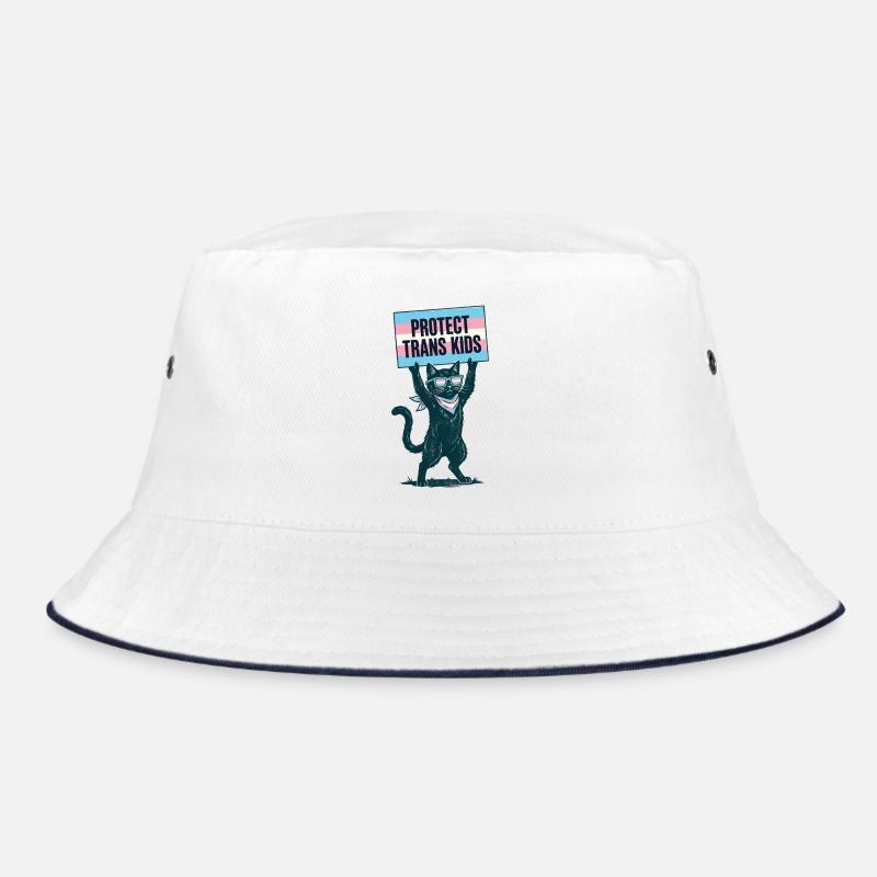 LGBTQ Pride Month - Protect Trans Kids Bucket Hat