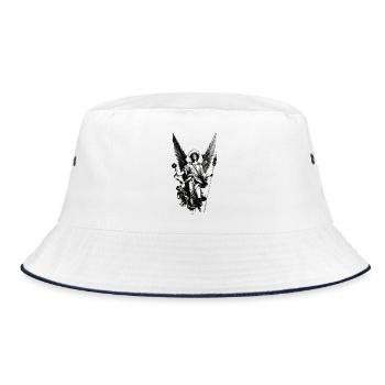 Silver Angel Guardian - Bucket Hat - white/navy - Front