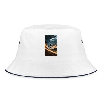Aventure en Sandboard - Bob - blanc/marine - Devant