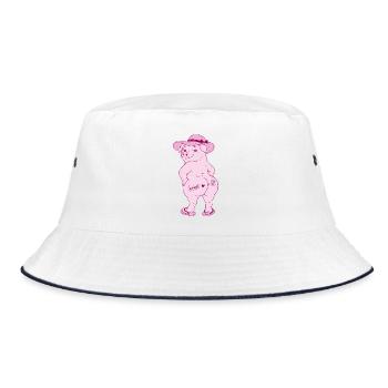 Porc Truie d’été Vague de chaleur chaude Chaleur chaude - Bob - blanc/marine - Devant