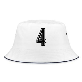 4 Symbole numérique - Bob - blanc/marine - Devant