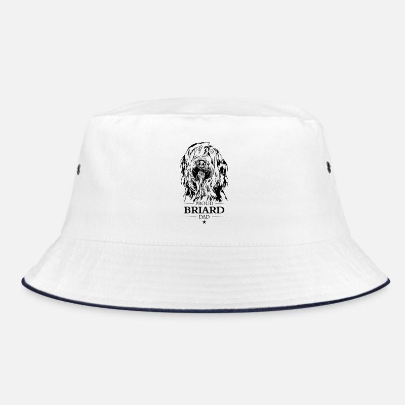 Briard Dad Hunde Hund Berger de Brie Wilsigns Bucket Hat
