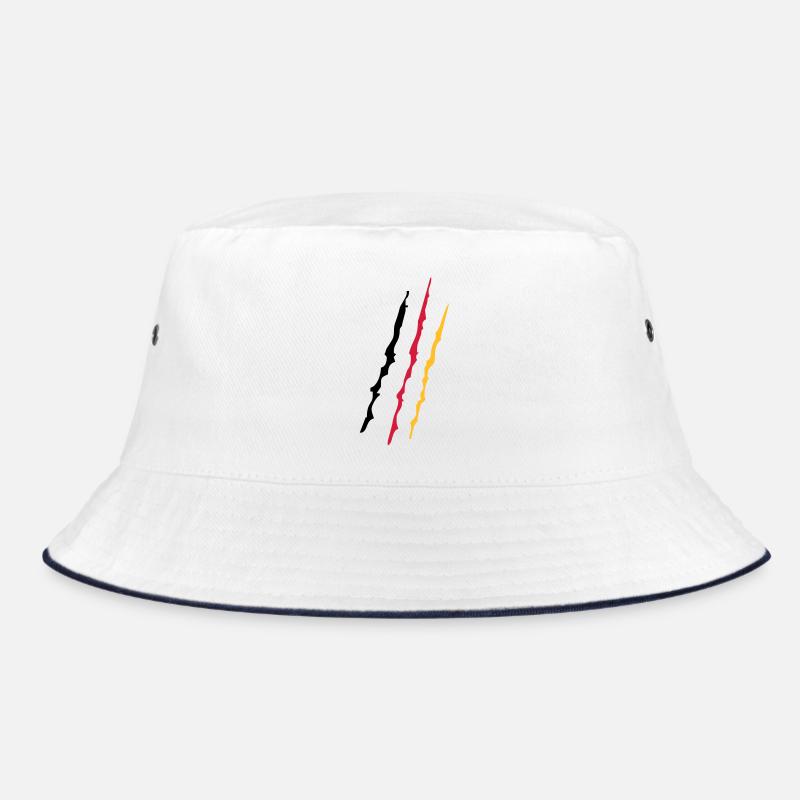 Germany - Bucket Hat - white/navy