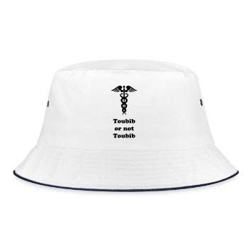 Doctor doctor or not? - Bucket Hat - white/navy - Front