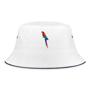 Parrot - Bucket Hat - white/navy - Front