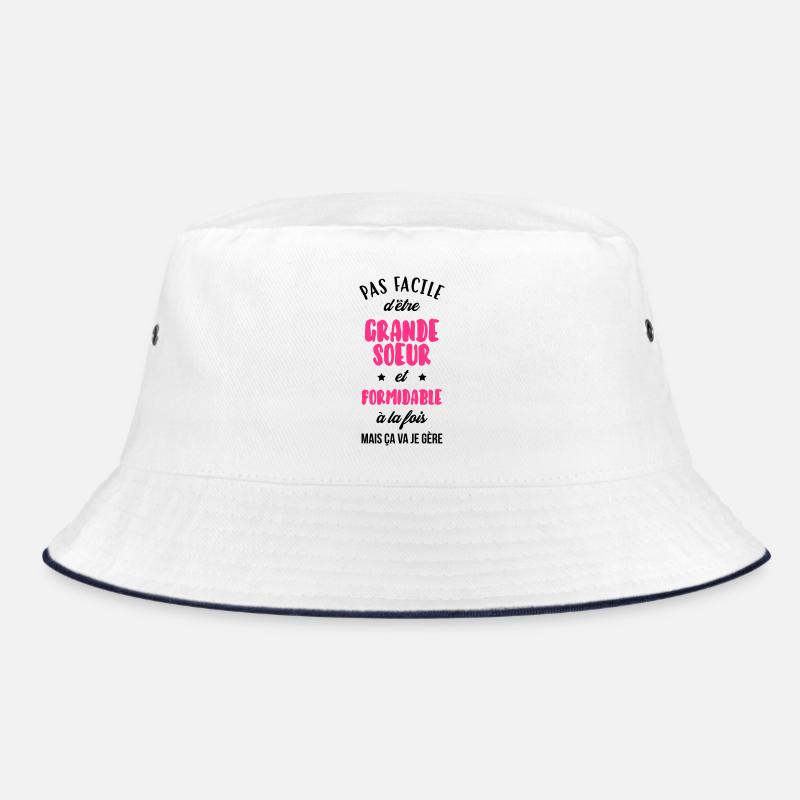Soeur Soeurette Frère Naissance Bébé Sœur - Bob - blanc/marine
