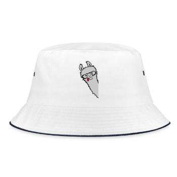 Nerd Horn Lunettes Lama - Bob - blanc/marine - Devant