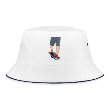 One Life One Ride - Bucket Hat - white/navy - Front