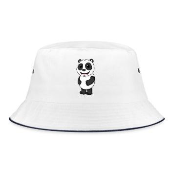 Panda Ours Mignon - Bob - blanc/marine - Devant